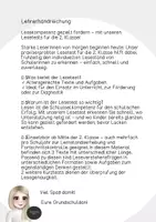 Vorschau - Arbeitsblätter - Lesetests Klasse 2 - Leseverstehen und genaues Lesen - Seite 1