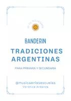 Vista previa - Manualidades / Dibujos para colorear - Banderín de las Tradiciones Argentinas - Portada