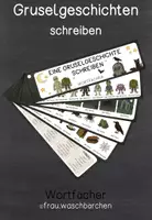 Vorschau - Poster - Materialpaket Gruselgeschichten schreiben - Deckblatt