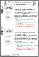 Vorschau - Arbeitsblätter - Selbstlernheft schriftliche Subtraktion bayerisches Verfahren - Seite 3