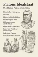 Vorschau - Arbeitsblätter - Platons Idealstaat: Der Dialog Politeia (strukturierter Überblick) - Deckblatt