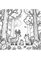 Vorschau - Arbeitsblätter - Ausmalbilder Herbst - Tiere im Herbst - Seite 3