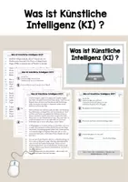 Vorschau - Stundenentwürfe - Künstliche Intelligenz KI: Was ist Künstliche Intelligenz? - Deckblatt