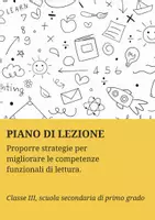 anteprima - Piani di lezione - Proporre strategie per migliorare le competenze funzionali di lettura. - Pagina di copertina