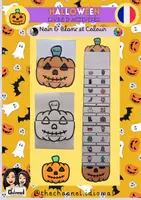 Vista previa - Hojas de trabajo - VOCABULAIRE D’HALLOWEEN – Livre d’activités - Portada