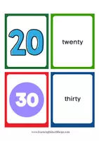 Vista previa - Tarjetas / Manipulativos - Memory Numbers 1-100 - Portada