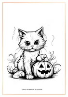 anteprima - Materiale per pittura e bricolage - COLORIAMO HALLOWEEN 5-7 ANNI, schede da colorare - Pagina 3