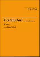 Vorschau - Arbeitsblätter - Literaturtest zu "Wisper" von Isabel Abedi - Deckblatt