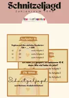 Vorschau - Spiele - Schnitzeljagd Zahlenraum 1000 Rechenspiel - Deckblatt
