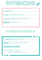 Vista previa - Hojas de trabajo - POTENCIAS Y RAÍCES CUADRADAS (1) - página 1