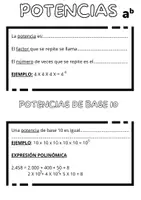 Vista previa - Hojas de trabajo - POTENCIAS Y RAÍCES CUADRADAS (1) - página 3