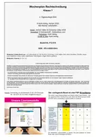 Vorschau - Arbeitsblätter - Wochenplan Rechtschreibung Klasse 7 | Groß-/Kleinschreibung, s-Laute, wörtliche Rede, Komma | individuelles Lerntempo mit Lösungen - Seite 1