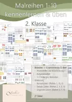 Vorschau - Arbeitsblätter - Malreihen 1-10 kennenlernen & üben - Deckblatt