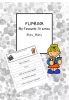 Vorschau - Arbeitsblätter - Flipbook - My favourite TV Series - Deckblatt