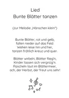 Vorschau - Stundenentwürfe - Kita - Herbstblätter - Seite 1