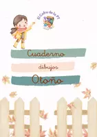 Vista previa - Unidades / Secuencias / Situaciones de Aprendizaje - Cuaderno de dibujos de Otoño para imprimir. - Portada