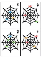 Aperçu - Jeux - Repérage sur quadrillage - Toiles d'araignées - Page de couverture