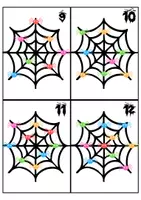 Aperçu - Jeux - Repérage sur quadrillage - Toiles d'araignées - Page 2