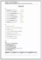 Vorschau - Arbeitsblätter - Deutsch-Übung: Die vier Fälle (mit Merkblatt) - Seite 1