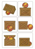Vorschau - Arbeitsblätter - Präpositionen des Ortes – Legematerial, Klettmappe & Schreibübungen - Seite 3