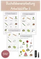 Vorschau - Arbeitsblätter - Buchstabenerarbeitung I - phonologische Bewusstheit - Deckblatt