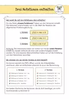 Vorschau - Arbeitsblätter - LINEARE FUNKTIONEN - Einführung - Seite 1