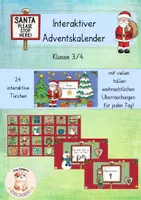 Vorschau - Präsentationen/Tafelbilder - Unser interaktiver Adventskalender 2025 - Deckblatt