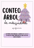 Vista previa - Hojas de trabajo - CONTEO ÁRBOL DE NAVIDAD (0 - 10) - Portada