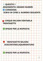 anteprima - Esercizi - Verifica di matematica primo bimestre classe quinta - Pagina 1