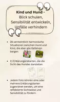 Vorschau - Bildkarten - Kartenset - Hund und Kind - Blickschulung - Deckblatt