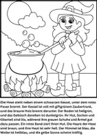 Vorschau - Arbeitsblätter - Lesen und Malen Herbst 🍂 Lesetraining für 2. Klasse & 3. Klasse - Seite 2