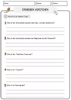 Vorschau - Arbeitsblätter - Erdbeben verstehen Arbeitsblätter mit Fragen + Lösungen Deutsch DaZ AB - Seite 3