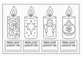 Vorschau - Arbeitsblätter - Kerzen - mein Licht leuchtet für... - Seite 2