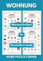 Vorschau - Arbeitsblätter - Wohnung : Wortsuchrätsel für Deutschlernende - Deckblatt