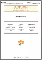 Vorschau - Arbeitsblätter - Autumn: Word Search Puzzles with Pictures - Seite 3