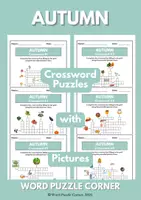 Vorschau - Spiele - Autumn: Crossword Puzzles with Pictures - Deckblatt