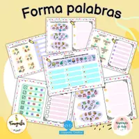 Vista previa - Hojas de trabajo - Forma palabras - Portada
