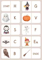 Vorschau - Spiele - Halloween Domino (5-fach differenziert) - Seite 1