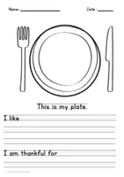 Προεπισκόπηση - Φύλλα εργασίας - Thanksgiving Plate Writing & Vocabulary Pack - Σελίδα 2