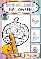 Vorschau - Arbeitsblätter - Dot-Marker - Sechs Halloweenmotive (auch für Fingerfarben geeignet) - Deckblatt