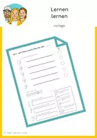 Vorschau - Arbeitsblätter - Vorlage für den Lern- und Gute-Laute-Plan - Deckblatt