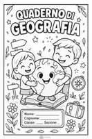 anteprima - Materiale di supporto/inclusione - Quaderni quaderni da colorare 4 materie - Pagina 2