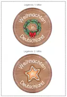 anteprima - Materiale per pittura e bricolage - DaF - Cerchi della disposizione: Natale in Germania - Pagina 2