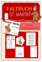Vorschau - Unterrichtsreihen - Faltbuch zu Sankt Martin - Deckblatt