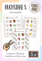 Vorschau - Spiele - Buchstabeneinfühurng S - Klammerkarten - Deckblatt