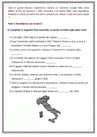anteprima - Esercizi - La Nascita della Repubblica Italiana: Un Viaggio Storico - Pagina 1