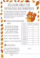Vorschau - Arbeitsblätter - Wortarten Arbeitsblätter Herbst - Nomen, Verben, Adjektive Klasse 3 & 4 - Seite 3