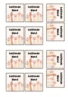 Vorschau - Bildkarten - helfende Hand - Deckblatt