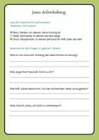 Vorschau - Arbeitsblätter - Janas Achterbahnfahrt- eine Mutmachgeschichte - Seite 3