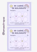 Vista previa - Refuerzo / NEE / Materiales de apoyo - Carné de bolígrafo 🖊️ - página 2